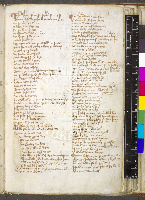 London, BL Harley MS 2253, f. 80r